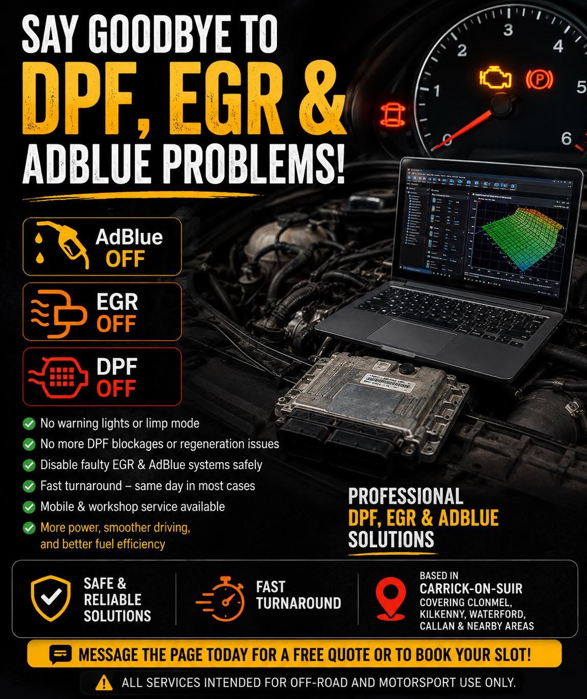 dpf egr adblue problems