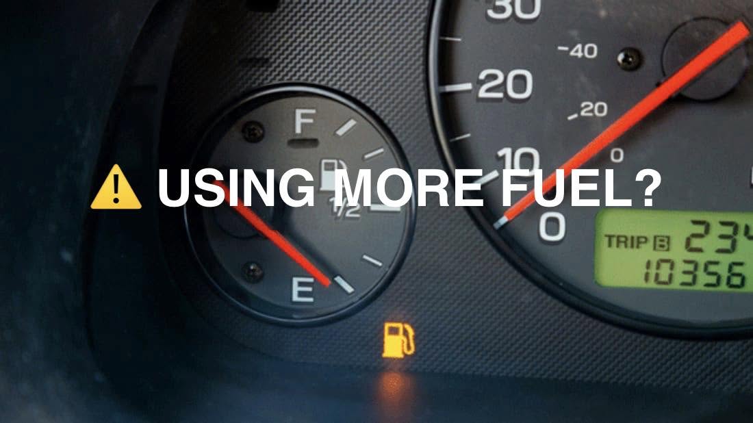 Illustration of high fuel consumption and DPF issues